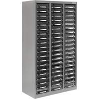 Casiers pour pi&egrave;ces KPC-300, Acier galvanis&eacute;, 60 tiroirs, 21-3/10" x 10-2/5" x 36-9/10", Gris Auto Electric Service Ltd.