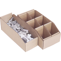 18" Deep Corrugated Parts Bins, 12" W x 18" D x 4-1/2" H, Beige Auto Electric Service Ltd.