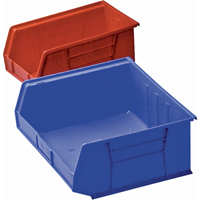 Bac en plastique, 8-1/4" la, 9" h x 18" p, Bleu Auto Electric Service Ltd.