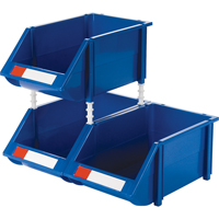 Bac empilable & &agrave; suspendre, 8-3/16" la, 6-3/16" h x 14" p, Bleu Auto Electric Service Ltd.