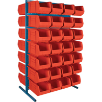 Double-Sided Stationary Bin Rack, 36" W x 24" D x 61" H, 56 Bins Auto Electric Service Ltd.
