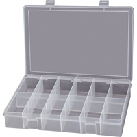 Boîtes &agrave; compartiments compactes en polypropyl&egrave;ne, 13-1/8" la x 9" p x 2-5/16" h, 12 compartiments Auto Electric Service Ltd.