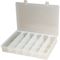 Boîtes &agrave; compartiments compactes en polypropyl&egrave;ne, 11" la x 6-3/4" p x 1-3/4" h, 6 compartiments Auto Electric Service Ltd.