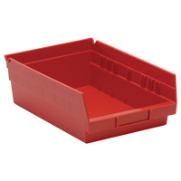 Bacs de rangement pour tablettes, 8-3/8" la x 4" H x 11-5/8" p, Rouge, Capacit&eacute; 30 lb Auto Electric Service Ltd.