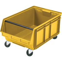 Mobile Giant Stacking Bin, 11-7/8" H x 18-3/8" W x 29" D, 150 lbs. Capacity, Yellow Auto Electric Service Ltd.