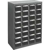 Casiers pour pi&egrave;ces KPC-500, Acier galvanis&eacute;, 32 tiroirs, 18-1/10" x 8-7/10" x 25-3/5", Gris Auto Electric Service Ltd.