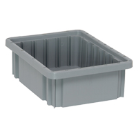 Contenants Divider Box, Plastique, 10,9" la x 8,3" p x 3,5" h, Gris Auto Electric Service Ltd.