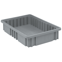 Contenants Divider Box, Plastique, 16,5" la x 10,9" p x 3,5" h, Gris Auto Electric Service Ltd.