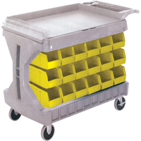 PROCART A/36 BACS JAUNE# CB101, &agrave; deux c&ocirc;t&eacute;s, 36 bacs, 45-5/18" la x 24" p x 34-3/4" h Auto Electric Service Ltd.