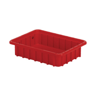 Contenants Divider Box, Poly&eacute;thyl&egrave;ne, 10,8" la x 8,3" p x 2,5" h, Rouge Auto Electric Service Ltd.