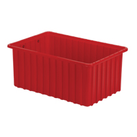 Contenants Divider Box, Poly&eacute;thyl&egrave;ne, 16,5" la x 10,9" p x 7" h, Rouge Auto Electric Service Ltd.