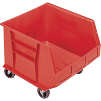 Bac mobile, 14" ha x 16-1/2" la x 18" p, Capacit&eacute; de 75 lb, Rouge Auto Electric Service Ltd.