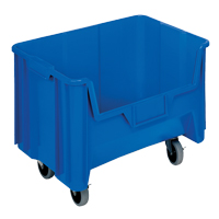 Bac g&eacute;ant mobile empilable, 12-7/16" ha x 19-7/8" la x 15-1/4" p, Capacit&eacute; de 250 lb, Bleu Auto Electric Service Ltd.