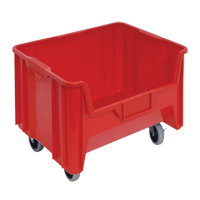 Bac g&eacute;ant mobile empilable, 12-7/16" ha x 19-7/8" la x 15-1/4" p, Capacit&eacute; de 250 lb, Rouge Auto Electric Service Ltd.