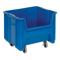 Bac g&eacute;ant mobile empilable, 12-1/2" ha x 16-1/2" la x 17-1/2" p, Capacit&eacute; de 250 lb, Bleu Auto Electric Service Ltd.