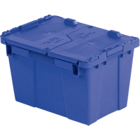 Contenants de distribution Flipak en plastique poly&eacute;thyl&egrave;ne (PE), 15,2" x 10,9" x 9,7", Bleu Auto Electric Service Ltd.