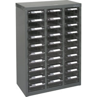 Casiers pour pi&egrave;ces KPC-700, Acier galvanis&eacute;, 30 tiroirs, 17-1/2" x 8-7/10" x 25-3/10", Gris Auto Electric Service Ltd.