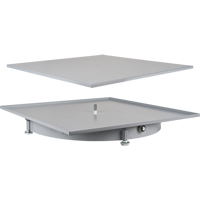 Heavy-Duty Industrial Carousel Drawer Cabinets, Steel, 27-1/2" W x 27-1/2" D x 4" H, Grey Auto Electric Service Ltd.