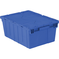 Contenants de distribution Flipak en plastique poly&eacute;thyl&egrave;ne (PE), 21,9" x 15,2" x 9,3", Bleu Auto Electric Service Ltd.