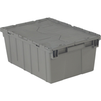 Contenants de distribution Flipak en plastique poly&eacute;thyl&egrave;ne (PE), 21,9" x 15,2" x 9,3", Gris Auto Electric Service Ltd.