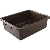 Contenant utilitaire sans compartiments, 7" ha x 21,5" p x 17" lo, Plastique, Brun Auto Electric Service Ltd.