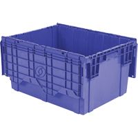 Contenants de distribution Flipak en plastique poly&eacute;thyl&egrave;ne (PE), 27,9" x 20,9" x 15,2", Bleu Auto Electric Service Ltd.