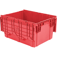 Contenants de distribution Flipak en plastique poly&eacute;thyl&egrave;ne (PE), 27,9" x 20,9" x 15,2", Rouge Auto Electric Service Ltd.