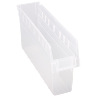 Store-Max Shelf Bins, 4-3/8" W x 8" H x 17-7/8" D, Clear, 56 lbs. Capacity Auto Electric Service Ltd.