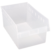 Store-Max Shelf Bins, 11-1/8" W x 8" H x 17-7/8" D, Clear, 56 lbs. Capacity Auto Electric Service Ltd.