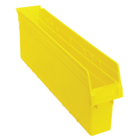 Store-Max Shelf Bins, 4-3/8" W x 8" H x 23-5/8" D, Yellow, 68 lbs. Capacity Auto Electric Service Ltd.