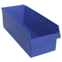 Store-Max Shelf Bins, 11-1/8" W x 8" H x 23-5/8" D, Blue, 68 lbs. Capacity Auto Electric Service Ltd.