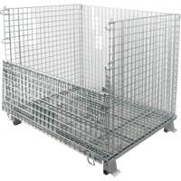 Conteneur repliable en m&eacute;tal grillag&eacute;, 40" la x 48" p x 42" h, Capacit&eacute; de 4000 lb Auto Electric Service Ltd.