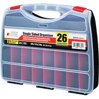 Boîte &agrave; compartiments en plastique, 14" la x 18" p x 3" h, 26 compartiments Auto Electric Service Ltd.