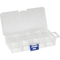 Boîte &agrave; compartiments en plastique, 2,75" la x 5,5" p x 1,25" h, 8 compartiments Auto Electric Service Ltd.