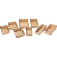 Deep Corrugated Parts Bins, 11-3/4" W x 17-1/4" D x 4-1/2" H, Beige Auto Electric Service Ltd.