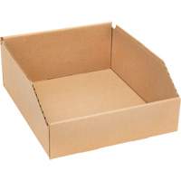 Deep Corrugated Parts Bins, 9-3/4" W x 11-1/4" D x 4-1/2" H, Beige Auto Electric Service Ltd.