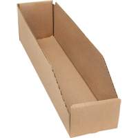 Deep Corrugated Parts Bins, 3-3/4" W x 17-1/4" D x 4-1/2" H, Beige Auto Electric Service Ltd.