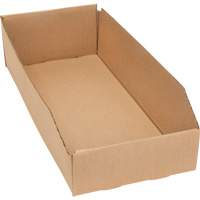 Deep Corrugated Parts Bins, 7-3/4" W x 17-1/4" D x 4-1/2" H, Beige Auto Electric Service Ltd.