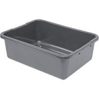 All-Purpose Ribbed-Bottom Storage Tub, 7" H x 15" D x 21" L, Plastic, Grey Auto Electric Service Ltd.