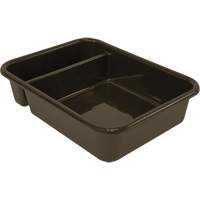All-Purpose Compartmentalized Storage Tub, 5" H x 15" D x 20" L, Plastic, Brown Auto Electric Service Ltd.