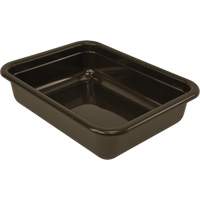 All-Purpose Flat-Bottom Storage Tub, 5" H x 17" D x 22" L, Plastic, Brown Auto Electric Service Ltd.