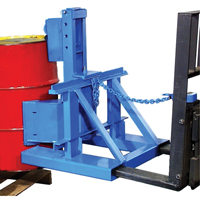 Manipulateur de barils MORSPEED 1500 pour chariot &eacute;l&eacute;vateur, Pour 55 gal. US (45 gal. imp.) Auto Electric Service Ltd.