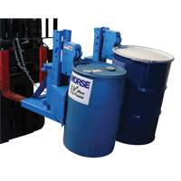 Manipulateur de barils MORSPEED 1500 pour chariot &eacute;l&eacute;vateur, Pour 55 gal. US (45 gal. imp.) Auto Electric Service Ltd.