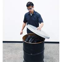 Couvercle pour baril ouvert en acier galvanis&eacute; Auto Electric Service Ltd.