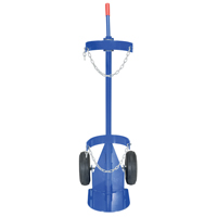 Gas Cylinder Cart, Pneumatic Wheels, 12" W x 15-1/2" L Base, 500 lbs. Auto Electric Service Ltd.