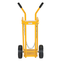 Gas Cylinder Cart, Mold-on Rubber Wheels, 9-13/16" W x 16" L Base, 150 lbs. Auto Electric Service Ltd.