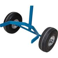 Cylinder Cart, Flat-Free Wheels, 15-1/2" W x 14-1/4" L Base, 600 lbs. Auto Electric Service Ltd.