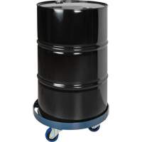Drum Dolly, Steel, 1400 lbs. Capacity, 24" Diameter, Blue Elastic Casters Auto Electric Service Ltd.