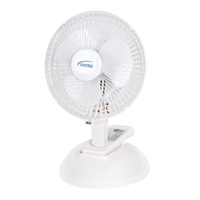 Clip-On & Desk Fan, 6" Diameter, 2 Speeds Auto Electric Service Ltd.