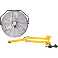 Industrial Workstation Fan Kit with Double Locking Arm, Industrial, 3 Speed, 24" Diameter Auto Electric Service Ltd.